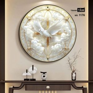 Chim bồ câu | Tranh hộp đèn cao cấp | Mã tranh 1176 | Tranh TÂM - Ảnh 5