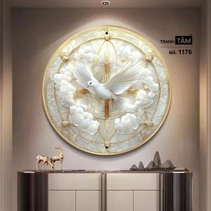 Chim bồ câu | Tranh hộp đèn cao cấp | Mã tranh 1176 | Tranh TÂM - Ảnh 3