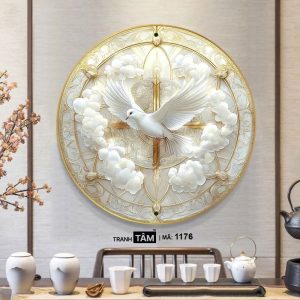 Alternative view of Chim bồ câu | Tranh hộp đèn cao cấp | Mã tranh 1176 | Tranh TÂM
