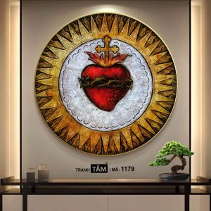 Trái tim của Chúa | Tranh hộp đèn cao cấp | Mã tranh 1179 | Tranh TÂM - Ảnh 4