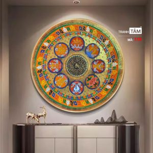 Alternative view of Tranh Mandala (Mạn-đà-la) | Tranh hộp đèn cao cấp | Mã tranh 118 | [tranhtam.com]