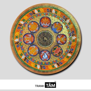 Tranh Mandala (Mạn-đà-la) | Tranh hộp đèn cao cấp | Mã tranh 118 | [tranhtam.com]
