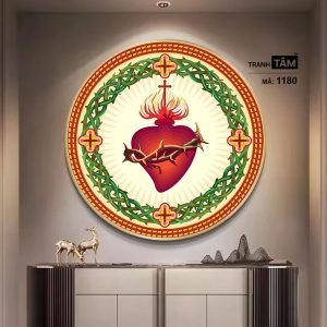 Trái tim của Chúa | Tranh hộp đèn cao cấp | Mã tranh 1180 | Tranh TÂM - Ảnh 4