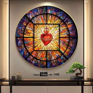 Trái tim của Chúa | Tranh hộp đèn cao cấp | Mã tranh 1188 | Tranh TÂM - Ảnh 4