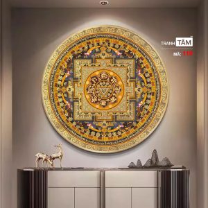 Alternative view of Tranh Mandala (Mạn-đà-la) | Tranh hộp đèn cao cấp | Mã tranh 119 | [tranhtam.com]