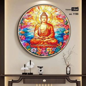 Phật Thích Ca Mâu Ni | Tranh hộp đèn cao cấp | Mã tranh 1198 | Tranh TÂM - Ảnh 5