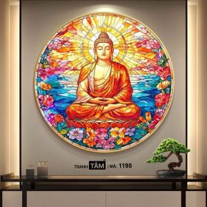 Phật Thích Ca Mâu Ni | Tranh hộp đèn cao cấp | Mã tranh 1198 | Tranh TÂM - Ảnh 4
