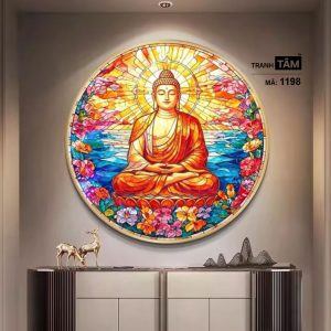 Phật Thích Ca Mâu Ni | Tranh hộp đèn cao cấp | Mã tranh 1198 | Tranh TÂM - Ảnh 3