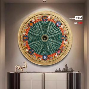 Alternative view of Tranh Mandala (Mạn-đà-la) | Tranh hộp đèn cao cấp | Mã tranh 120 | [tranhtam.com]