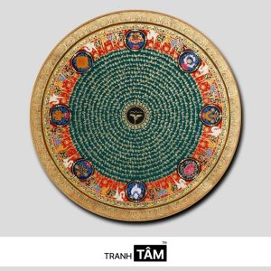 Tranh Mandala (Mạn-đà-la) | Tranh hộp đèn cao cấp | Mã tranh 120 | [tranhtam.com]