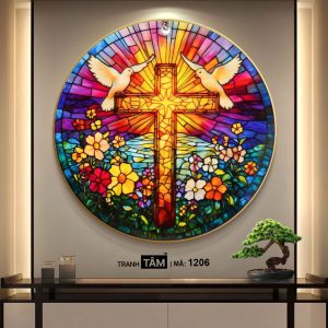 Cây thánh giá | Tranh hộp đèn cao cấp | Mã tranh 1206 | Tranh TÂM - Ảnh 4