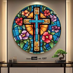 Cây thánh giá | Tranh hộp đèn cao cấp | Mã tranh 1207 | Tranh TÂM - Ảnh 4