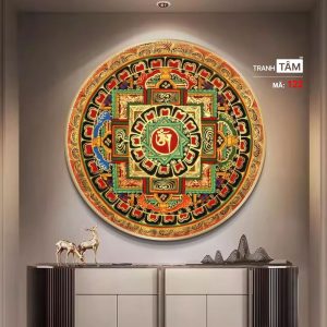 Alternative view of Tranh Mandala (Mạn-đà-la) | Tranh hộp đèn cao cấp | Mã tranh 122 | [tranhtam.com]