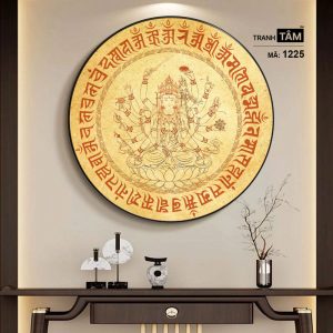 Chuẩn Đề Bồ Tát | Tranh hộp đèn cao cấp | Mã tranh 1225 | [tranhtam.com] - Ảnh 5