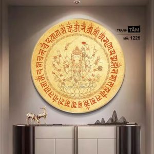 Chuẩn Đề Bồ Tát | Tranh hộp đèn cao cấp | Mã tranh 1225 | [tranhtam.com] - Ảnh 3