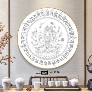 Alternative view of Chuẩn Đề Bồ Tát | Tranh hộp đèn cao cấp | Mã tranh 1226 | [tranhtam.com]