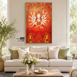 Chuẩn Đề Bồ Tát | Tranh hộp đèn cao cấp | Mã tranh 1228 | [tranhtam.com] - Ảnh 4