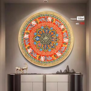 Alternative view of Tranh Mandala (Mạn-đà-la) | Tranh hộp đèn cao cấp | Mã tranh 123 | [tranhtam.com]