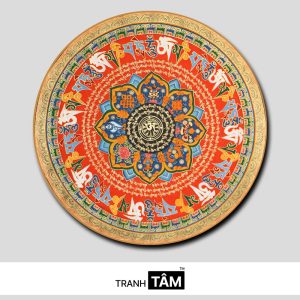 Tranh Mandala (Mạn-đà-la) | Tranh hộp đèn cao cấp | Mã tranh 123 | [tranhtam.com]