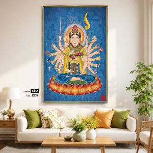 Alternative view of Chuẩn Đề Bồ Tát | Tranh hộp đèn cao cấp | Mã tranh 1237 | [tranhtam.com]