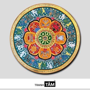Tranh Mandala (Mạn-đà-la) | Tranh hộp đèn cao cấp | Mã tranh 124 | [tranhtam.com]