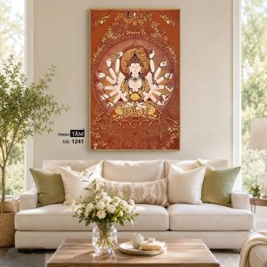 Chuẩn Đề Bồ Tát | Tranh hộp đèn cao cấp | Mã tranh 1241 | [tranhtam.com] - Ảnh 4