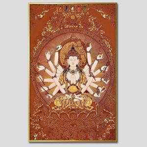 Chuẩn Đề Bồ Tát | Tranh hộp đèn cao cấp | Mã tranh 1241 | [tranhtam.com]