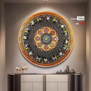 Alternative view of Tranh Mandala (Mạn-đà-la) | Tranh hộp đèn cao cấp | Mã tranh 125 | [tranhtam.com]