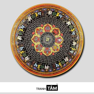 Tranh Mandala (Mạn-đà-la) | Tranh hộp đèn cao cấp | Mã tranh 125 | [tranhtam.com]