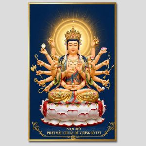 Chuẩn Đề Bồ Tát | Tranh hộp đèn cao cấp | Mã tranh 1250 | [tranhtam.com]