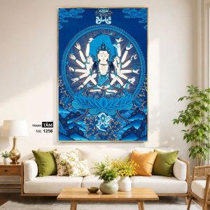 Alternative view of Chuẩn Đề Bồ Tát | Tranh hộp đèn cao cấp | Mã tranh 1256 | [tranhtam.com]