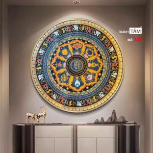 Alternative view of Tranh Mandala (Mạn-đà-la) | Tranh hộp đèn cao cấp | Mã tranh 126 | [tranhtam.com]