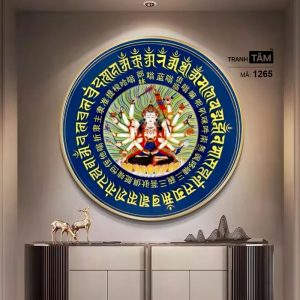 Chuẩn Đề Bồ Tát | Tranh hộp đèn cao cấp | Mã tranh 1265 | [tranhtam.com] - Ảnh 3