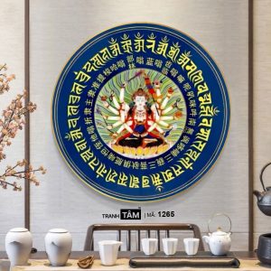 Alternative view of Chuẩn Đề Bồ Tát | Tranh hộp đèn cao cấp | Mã tranh 1265 | [tranhtam.com]