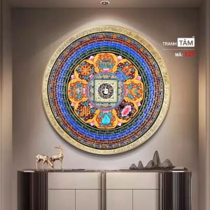 Alternative view of Tranh Mandala (Mạn-đà-la) | Tranh hộp đèn cao cấp | Mã tranh 127 | [tranhtam.com]