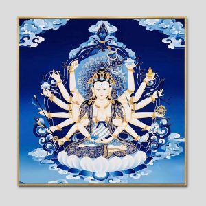 Chuẩn Đề Bồ Tát | Tranh hộp đèn cao cấp | Mã tranh 1286 | [tranhtam.com]