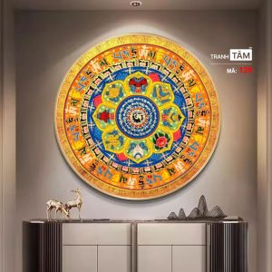 Alternative view of Tranh Mandala (Mạn-đà-la) | Tranh hộp đèn cao cấp | Mã tranh 129 | [tranhtam.com]