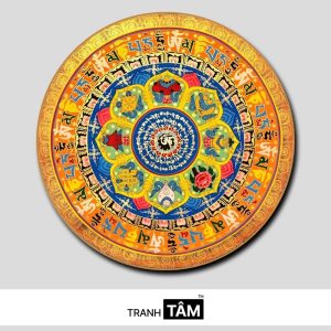 Tranh Mandala (Mạn-đà-la) | Tranh hộp đèn cao cấp | Mã tranh 129 | [tranhtam.com]
