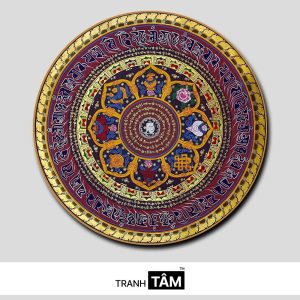 Tranh Mandala (Mạn-đà-la) | Tranh hộp đèn cao cấp | Mã tranh 130 | [tranhtam.com]