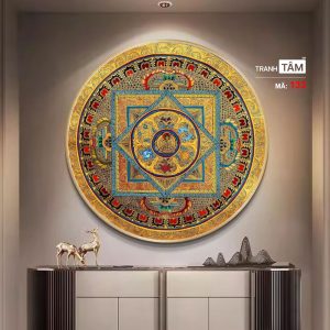 Alternative view of Tranh Mandala (Mạn-đà-la) | Tranh hộp đèn cao cấp | Mã tranh 133 | [tranhtam.com]