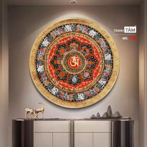 Alternative view of Tranh Mandala (Mạn-đà-la) | Tranh hộp đèn cao cấp | Mã tranh 134 | [tranhtam.com]