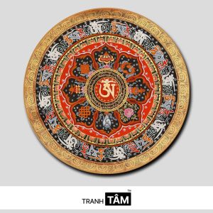 Tranh Mandala (Mạn-đà-la) | Tranh hộp đèn cao cấp | Mã tranh 134 | [tranhtam.com]
