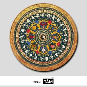 Tranh Mandala (Mạn-đà-la) | Tranh hộp đèn cao cấp | Mã tranh 136 | [tranhtam.com]