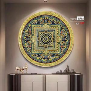 Alternative view of Tranh Mandala (Mạn-đà-la) | Tranh hộp đèn cao cấp | Mã tranh 137 | [tranhtam.com]