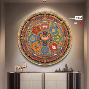 Alternative view of Tranh Mandala (Mạn-đà-la) | Tranh hộp đèn cao cấp | Mã tranh 139 | [tranhtam.com]