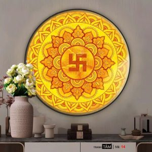 Alternative view of Tranh Mandala (Mạn-đà-la) | Tranh hộp đèn cao cấp | Mã tranh 14 | [tranhtam.com]