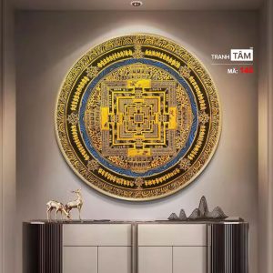 Alternative view of Tranh Mandala (Mạn-đà-la) | Tranh hộp đèn cao cấp | Mã tranh 140 | [tranhtam.com]
