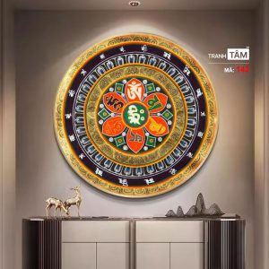 Alternative view of Tranh Mandala (Mạn-đà-la) | Tranh hộp đèn cao cấp | Mã tranh 142 | [tranhtam.com]