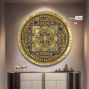 Alternative view of Tranh Mandala (Mạn-đà-la) | Tranh hộp đèn cao cấp | Mã tranh 143 | [tranhtam.com]