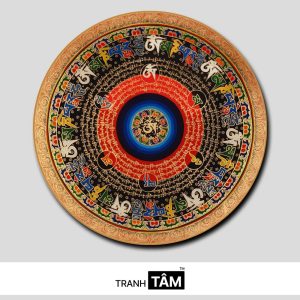 Tranh Mandala (Mạn-đà-la) | Tranh hộp đèn cao cấp | Mã tranh 144 | [tranhtam.com]